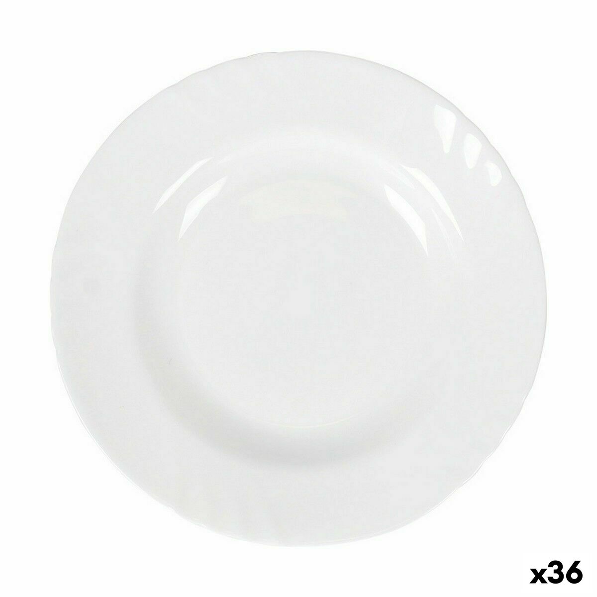 Djup tallrik La Mediterránea Everett 23 x 23 x 3 cm (36 antal)