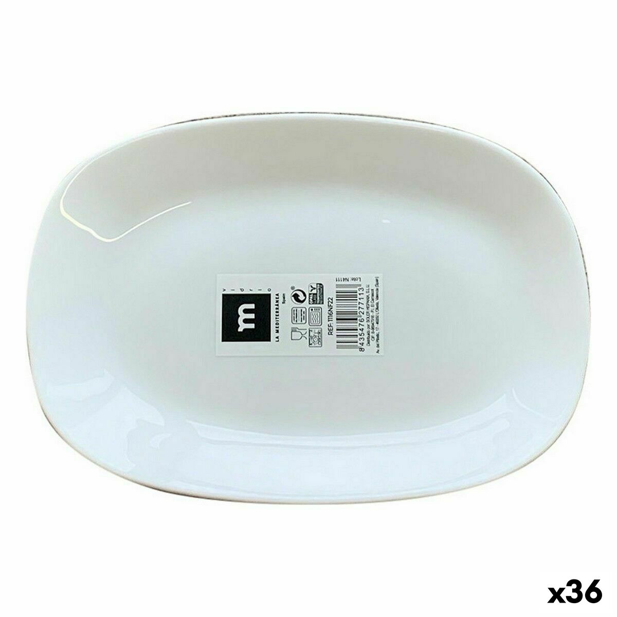 Servingsfat La Mediterránea Palaos Rektangulär 23 x 16,4 cm (36 antal)