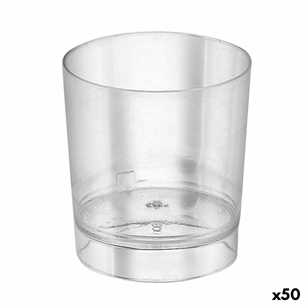 Set med snapsglas Algon Återanvändningsbar Transparent 10 Delar 35 ml (50 antal)