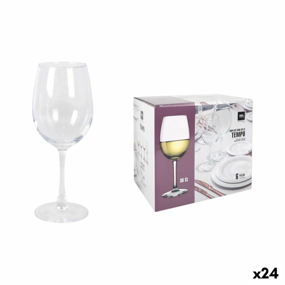 Vinglas La Mediterránea Tempo (24 antal)