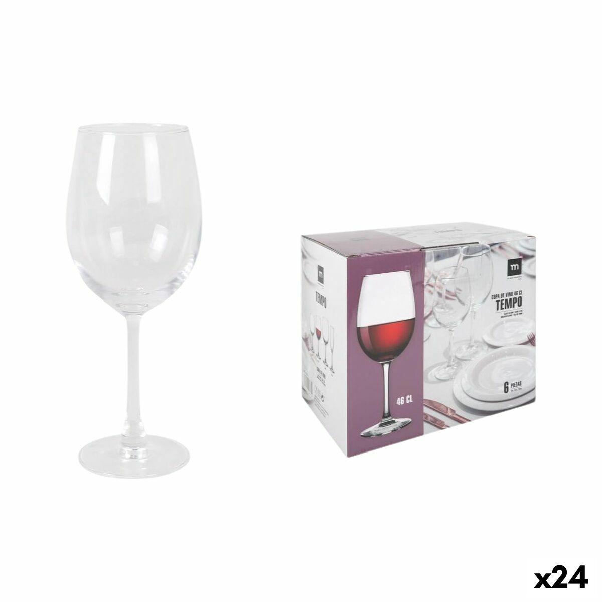 Vinglas La Mediterránea Tempo (24 antal)