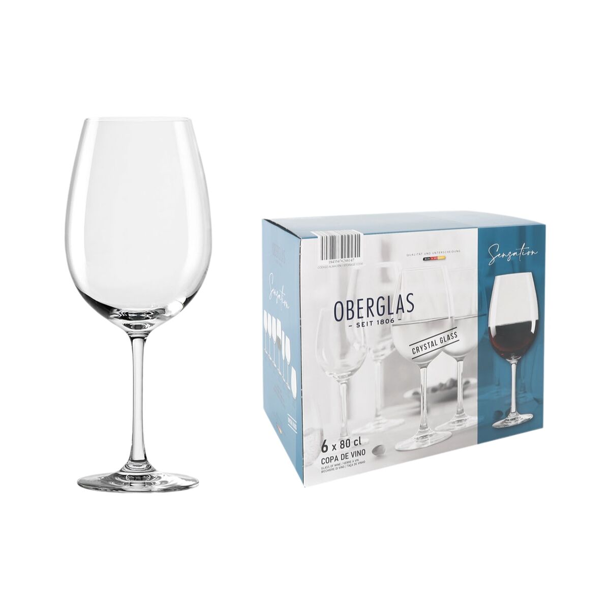 Glasset Inde Sensation 800 ml 6 Delar