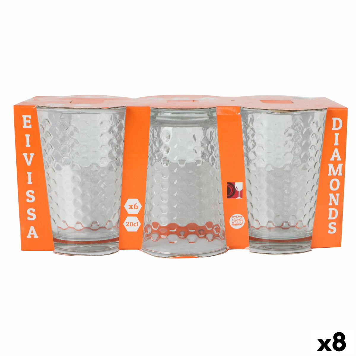 Glasset La Mediterránea Diamonds 6 Delar (8 antal)