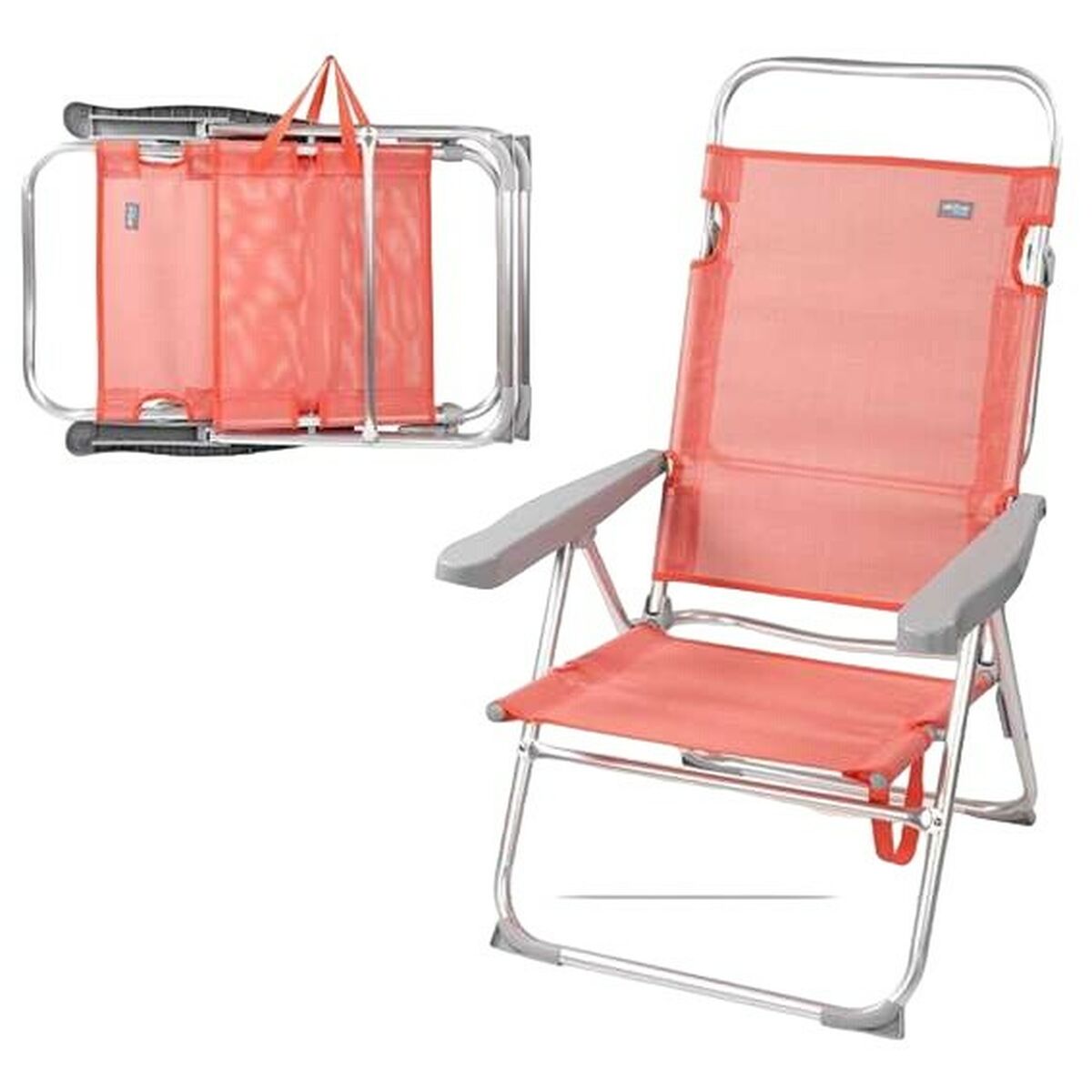 Strandstol Colorbaby Rosa 48 x 57 x 99 cm Multipla positioner