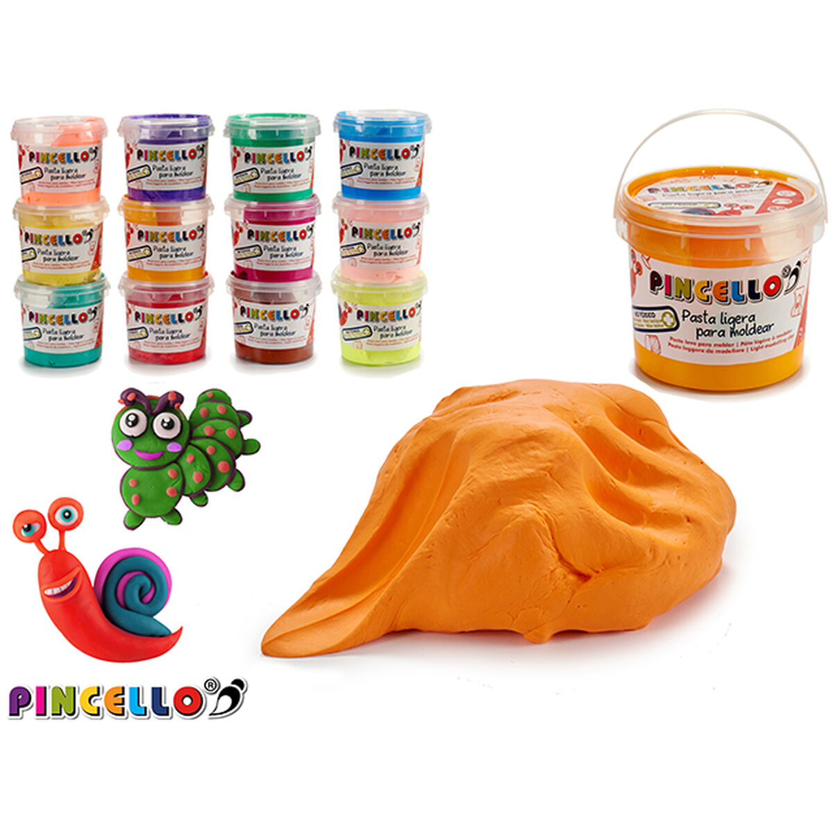 Modellera Spel Pincello 1703746 (12 antal)