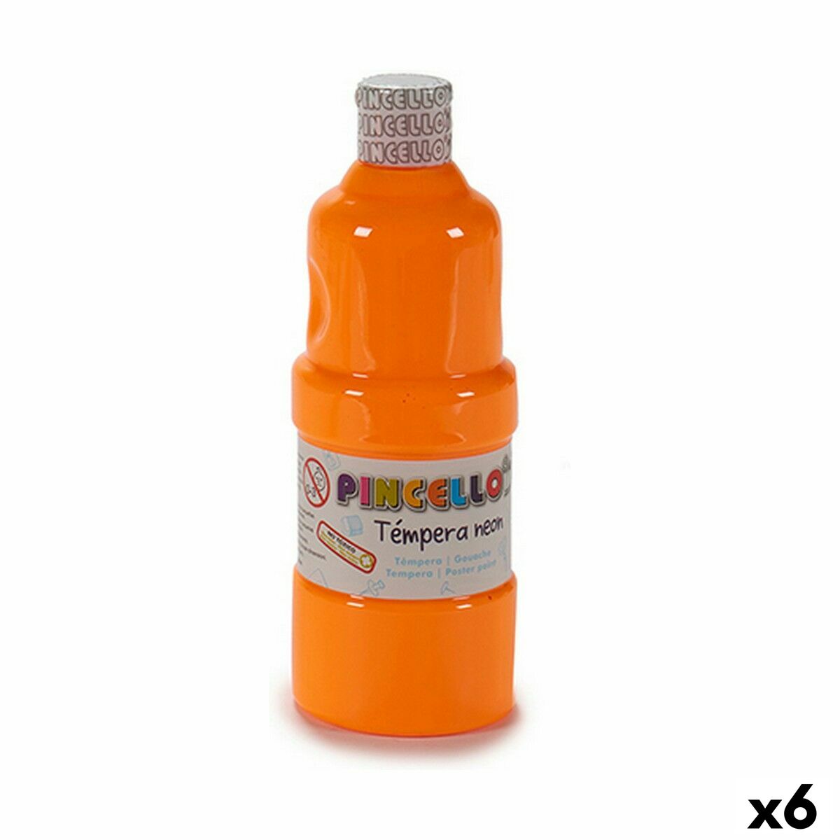 Gouache Pincello Neon Orange 400 ml (6 antal)