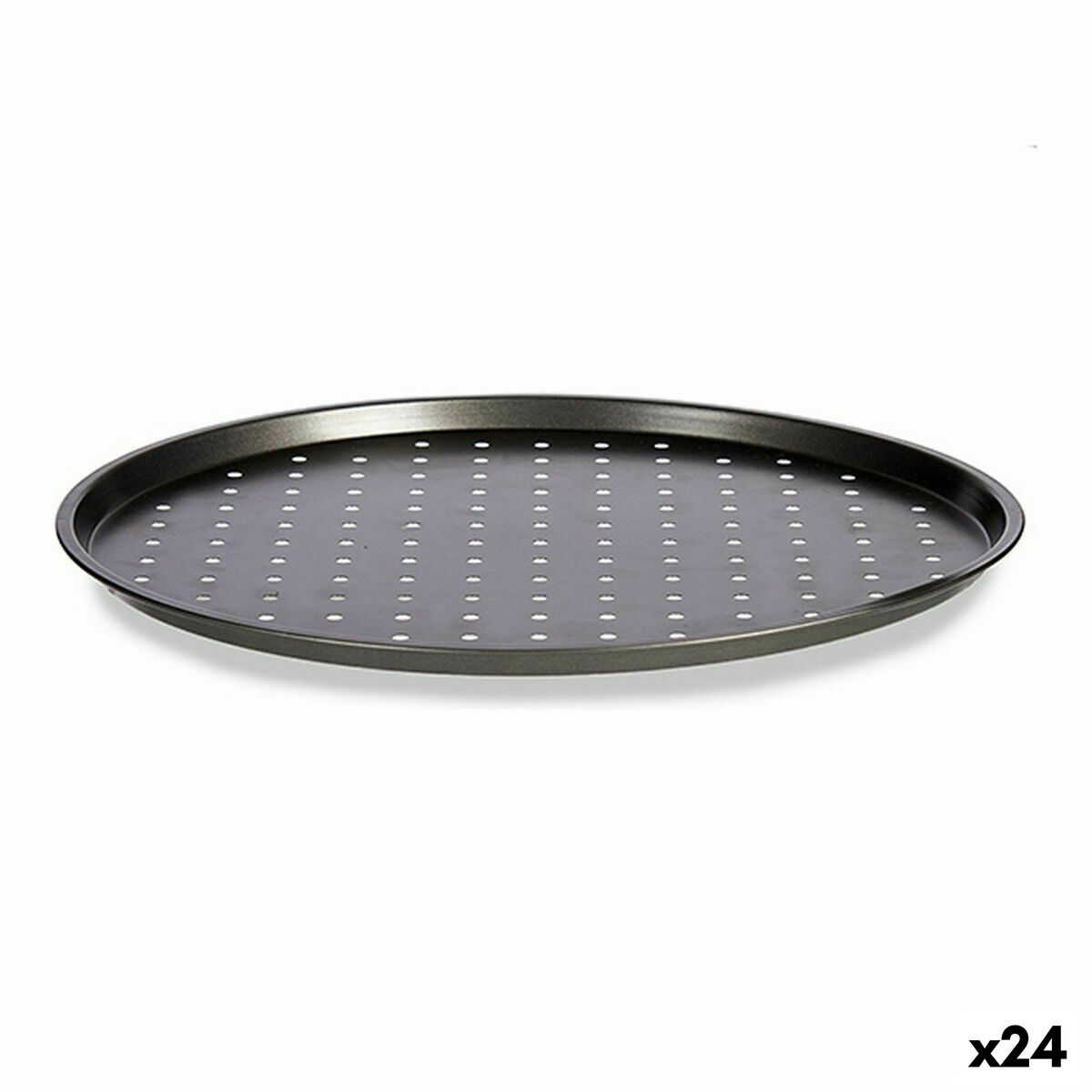 Ugnsplåt Kinvara CK80909-1 Grå Kolstål 33 x 1 x 33 cm Pizza (24 antal)