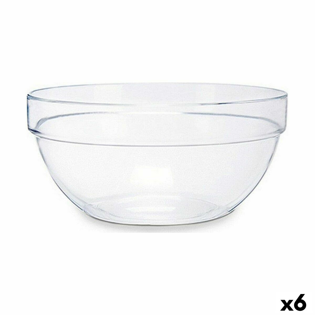 Skål Vivalto TP-3/BHA6 Transparent Glas 250 ml (6 antal)