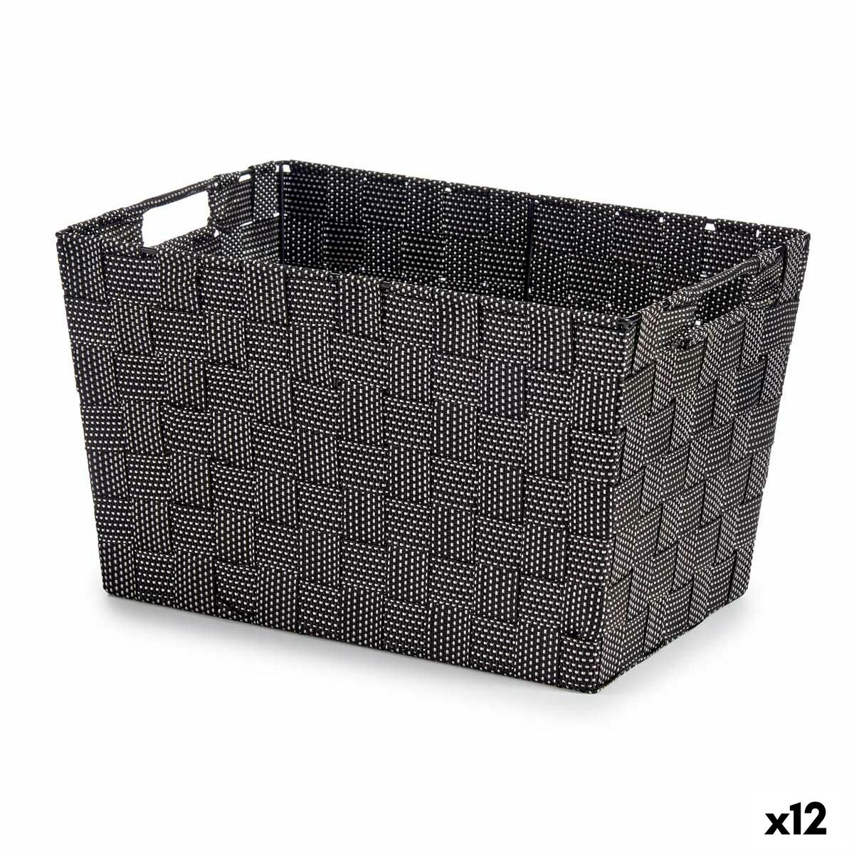 Korg Kipit A3-6875 Svart Tyg 25 x 20 x 35 cm (12 antal)
