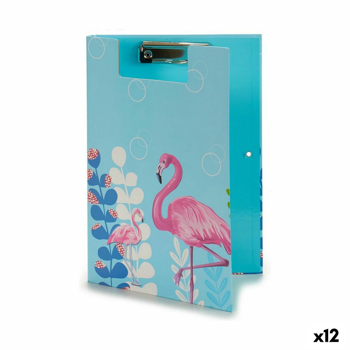 Folder Pincello AR1810158 A4 Klämma Rosa flamingo (12 antal)