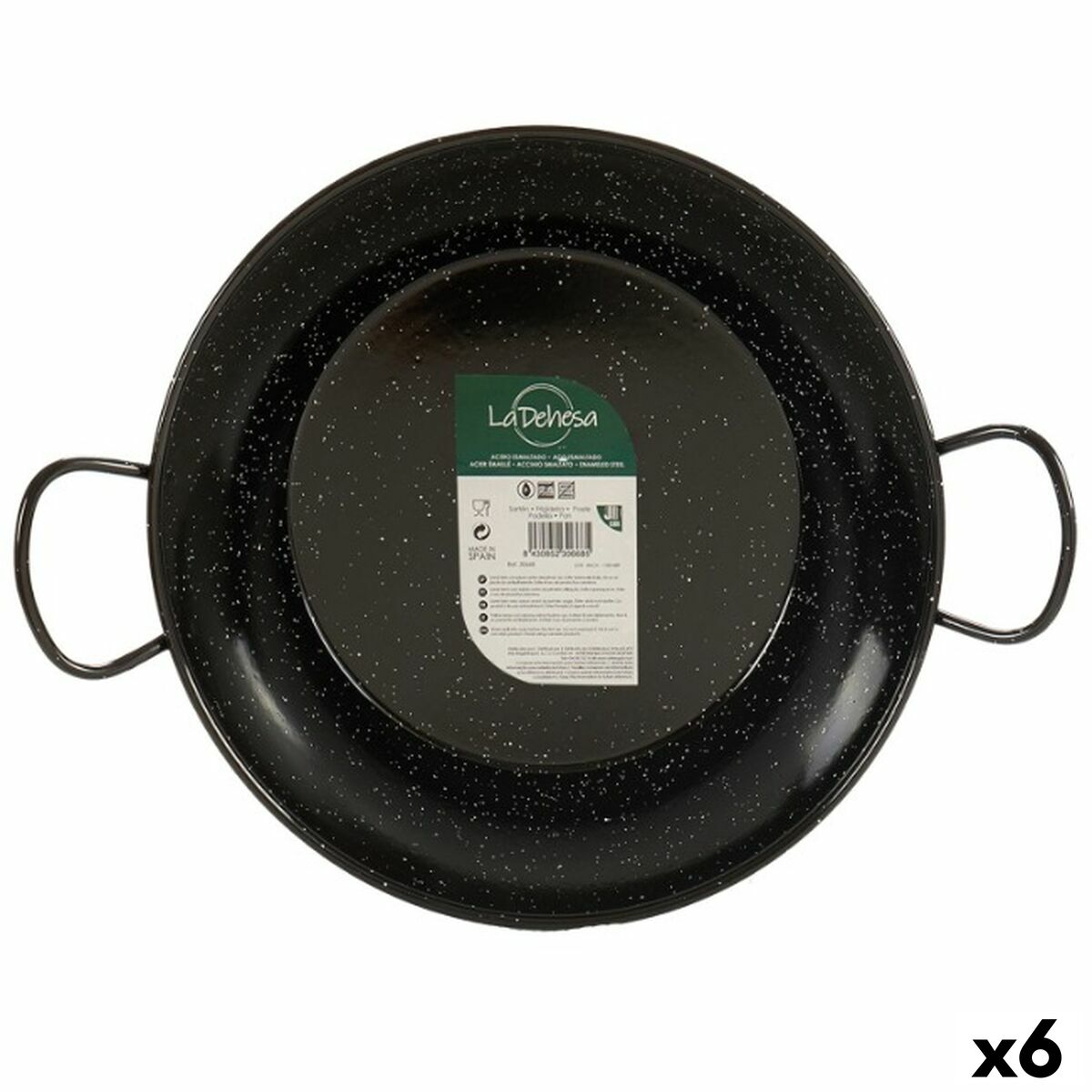 Paellapanna Ø 32 cm Emaljerat stål (6 antal)