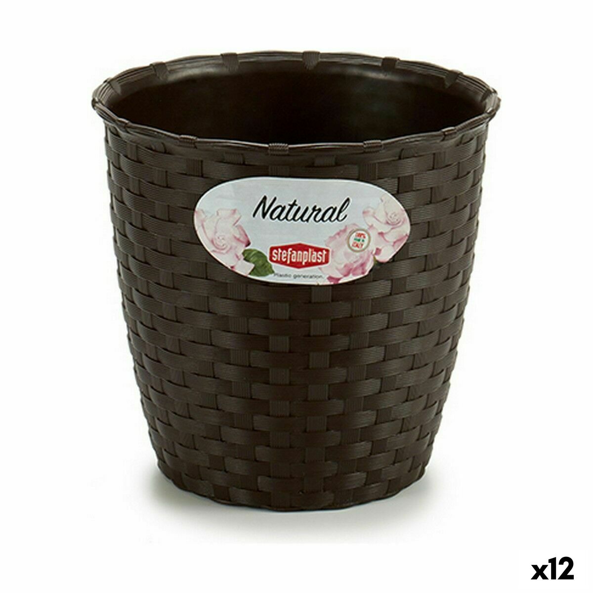 Kruka Stefanplast Plast 14 x 13 x 14 cm (12 antal)