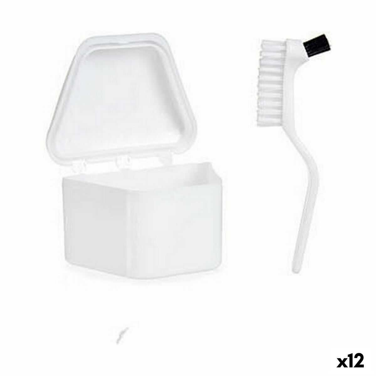 Tandprotesset Berilo 37589 Vit polypropen (12 antal)