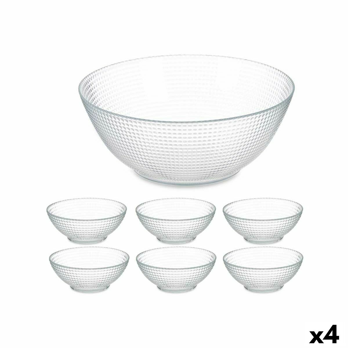Skålset Pasabahce Generation Transparent Glas (4 antal)