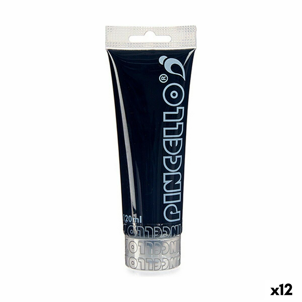 Akrylfärg Svart 120 ml (12 antal)