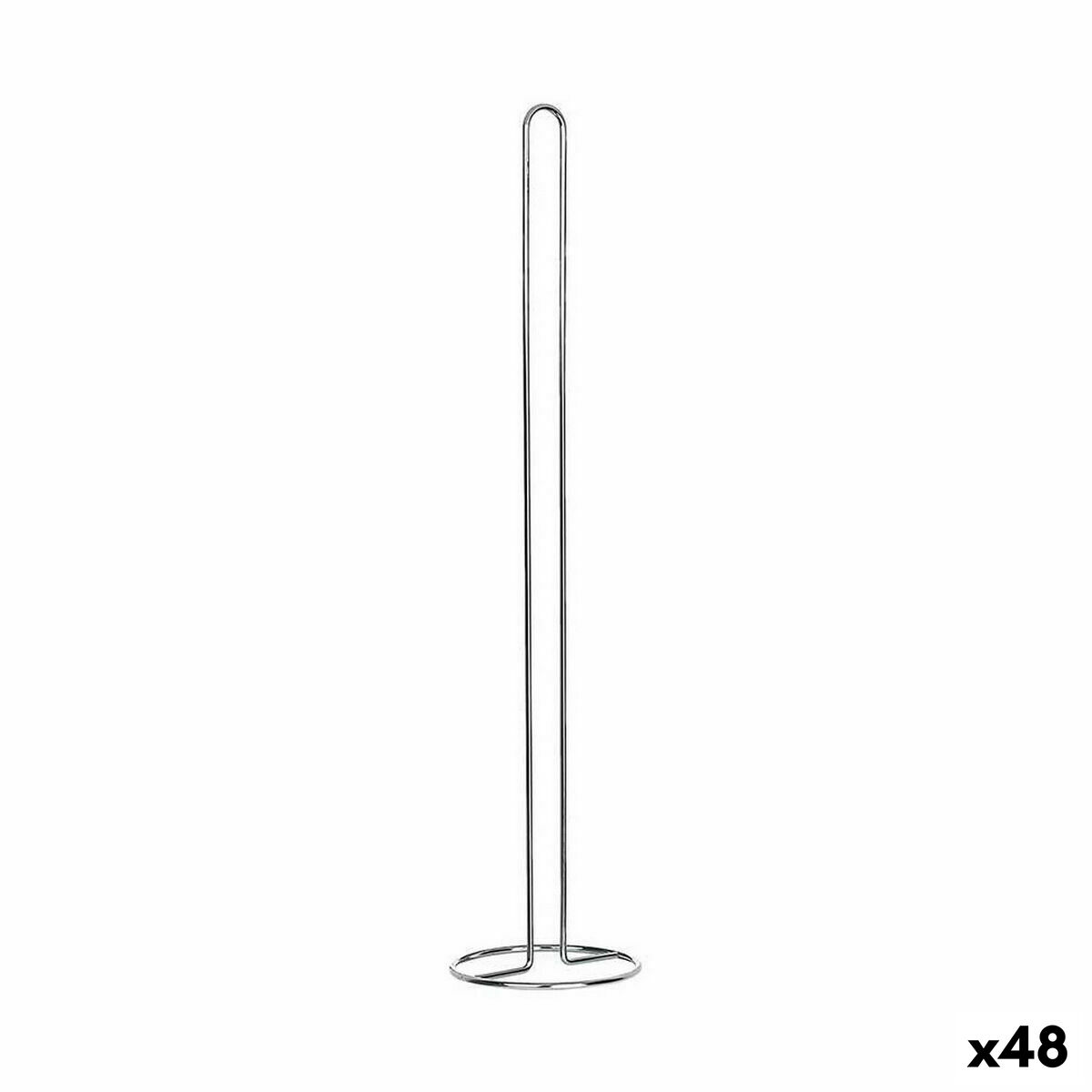Toalettrullehållare Berilo W3811 Silvrig 13,5 x 60,5 x 13,5 cm (48 antal)