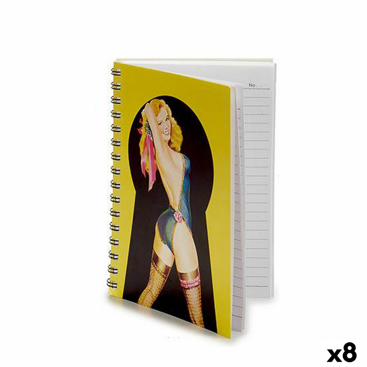 Bok med ringar A5 3D (8 antal)