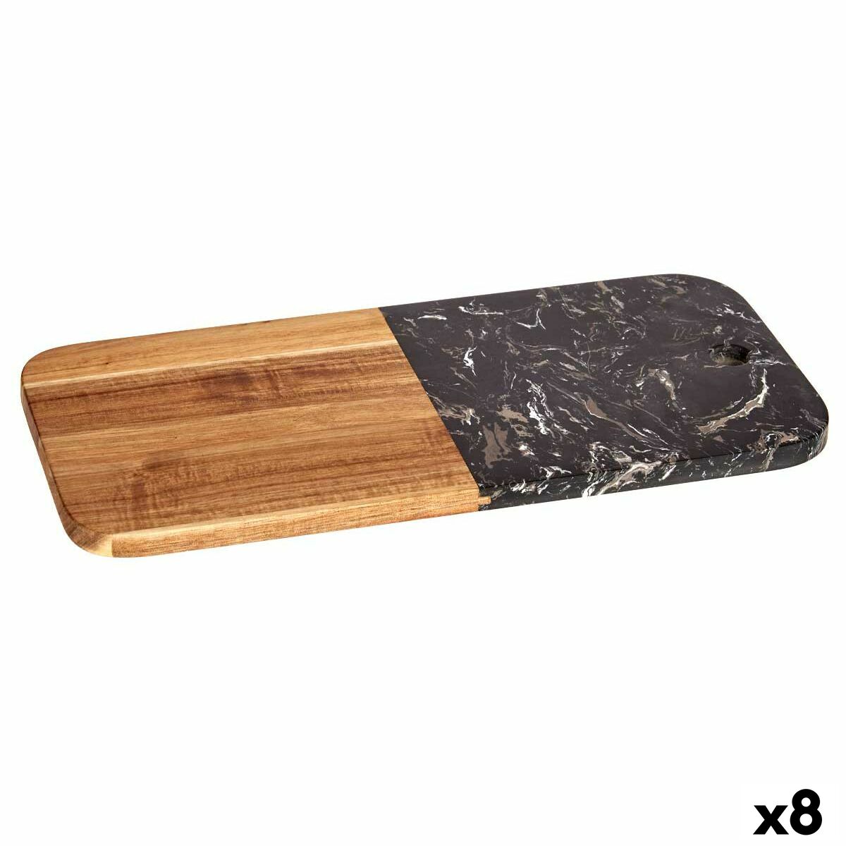Skärbräda Kinvara 78375 Svart 18 x 1,5 x 38 cm (8 antal)