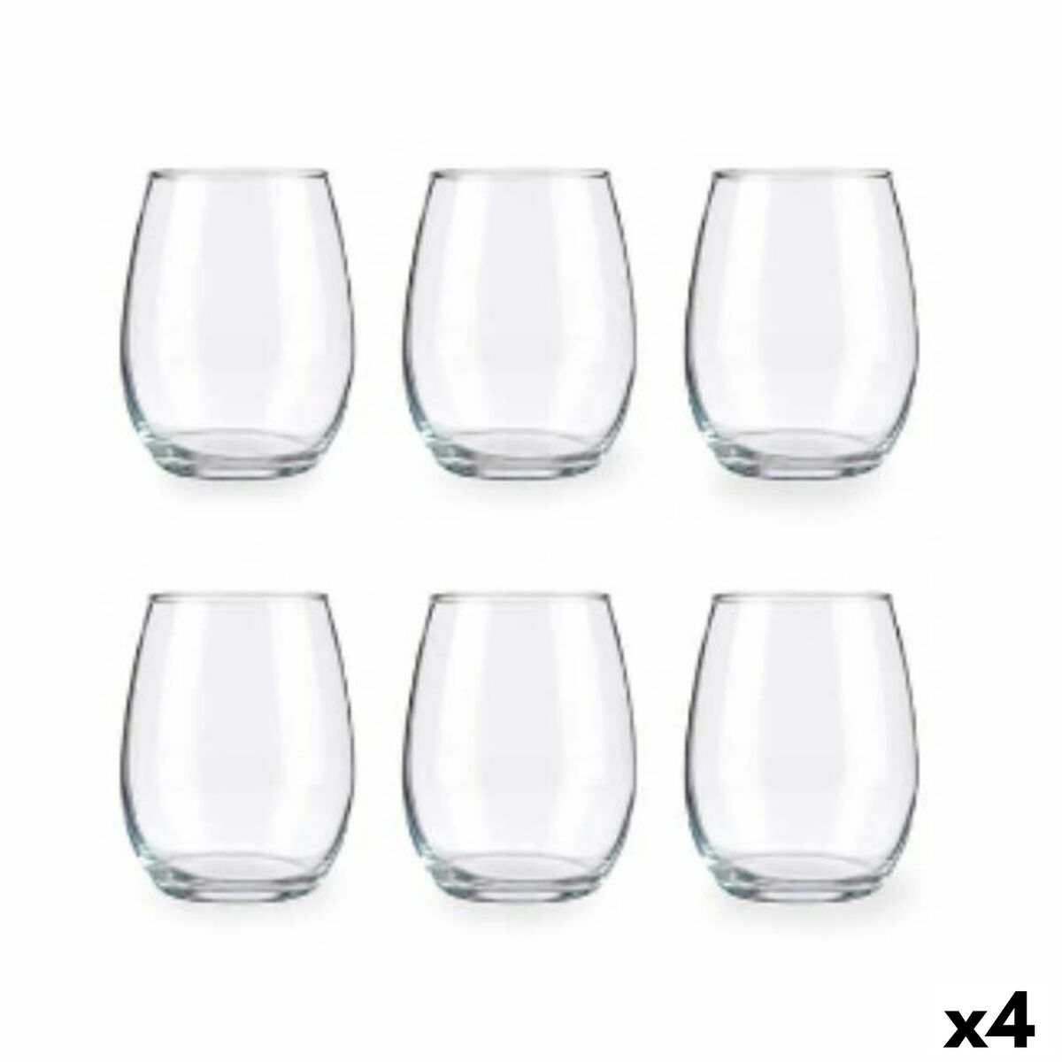 Glasset Pasabahce Amber Transparent Glas 350 ml (4 antal)