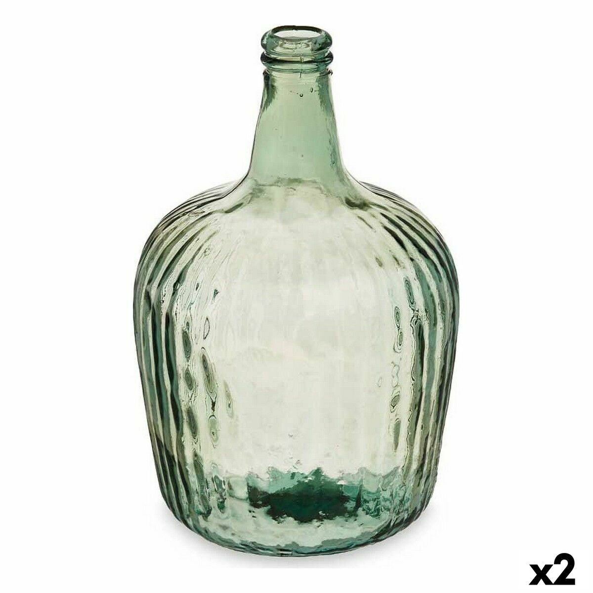 Flaska 2255/08R-CH Champagne Ränder 8 L 22 x 37,5 x 22 cm Dekoration (2 antal)