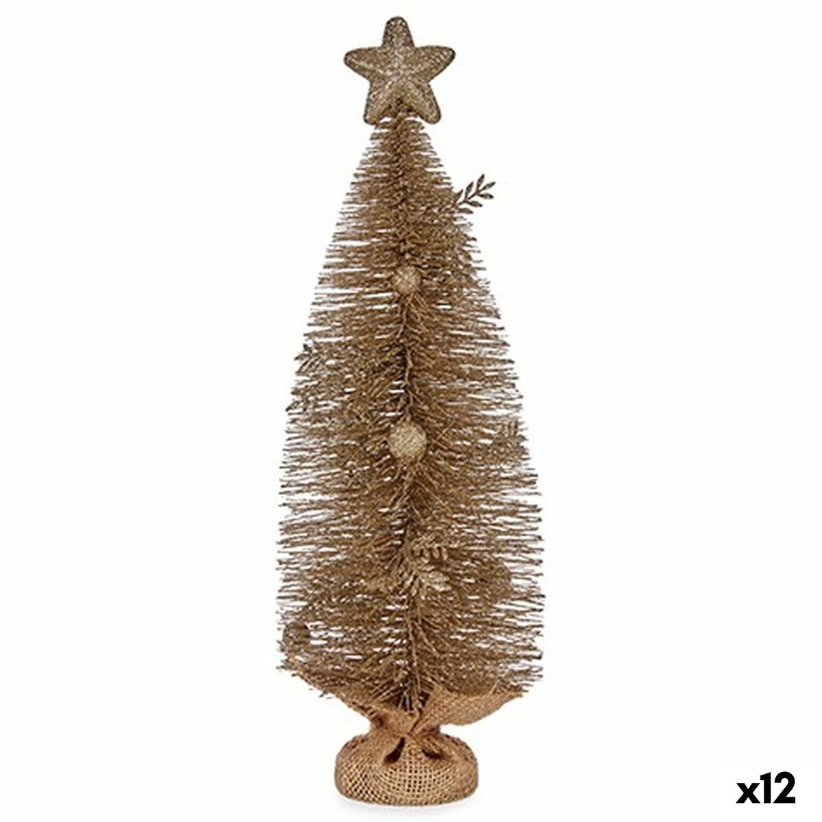 Julgran champagne 23 x 14,5 x 46 cm (12 antal)