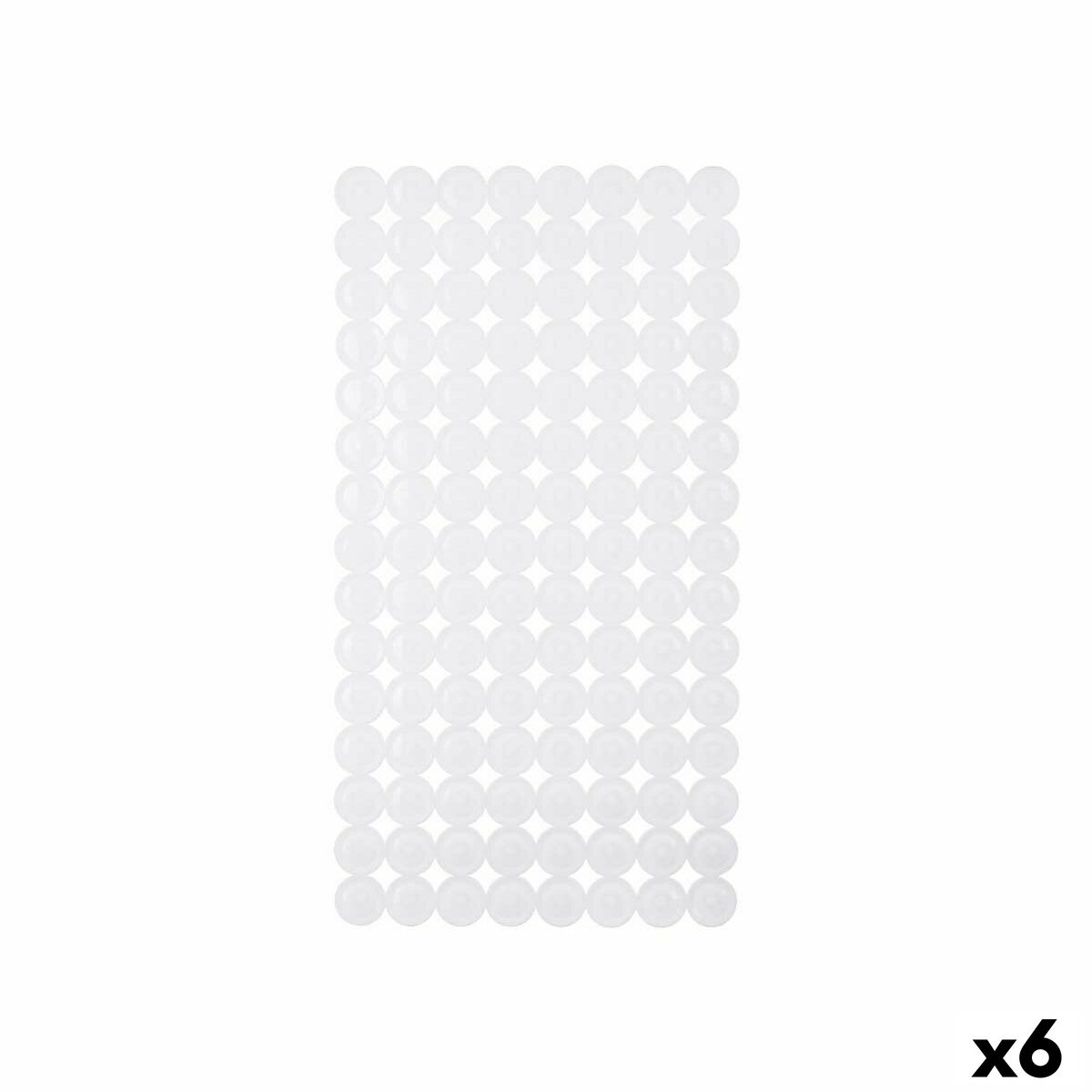 Halkfri duschmatta Berilo BM630 - 302 Vit PVC 68 x 36 x 1 cm 68 x 1 x 36 cm (6 antal)