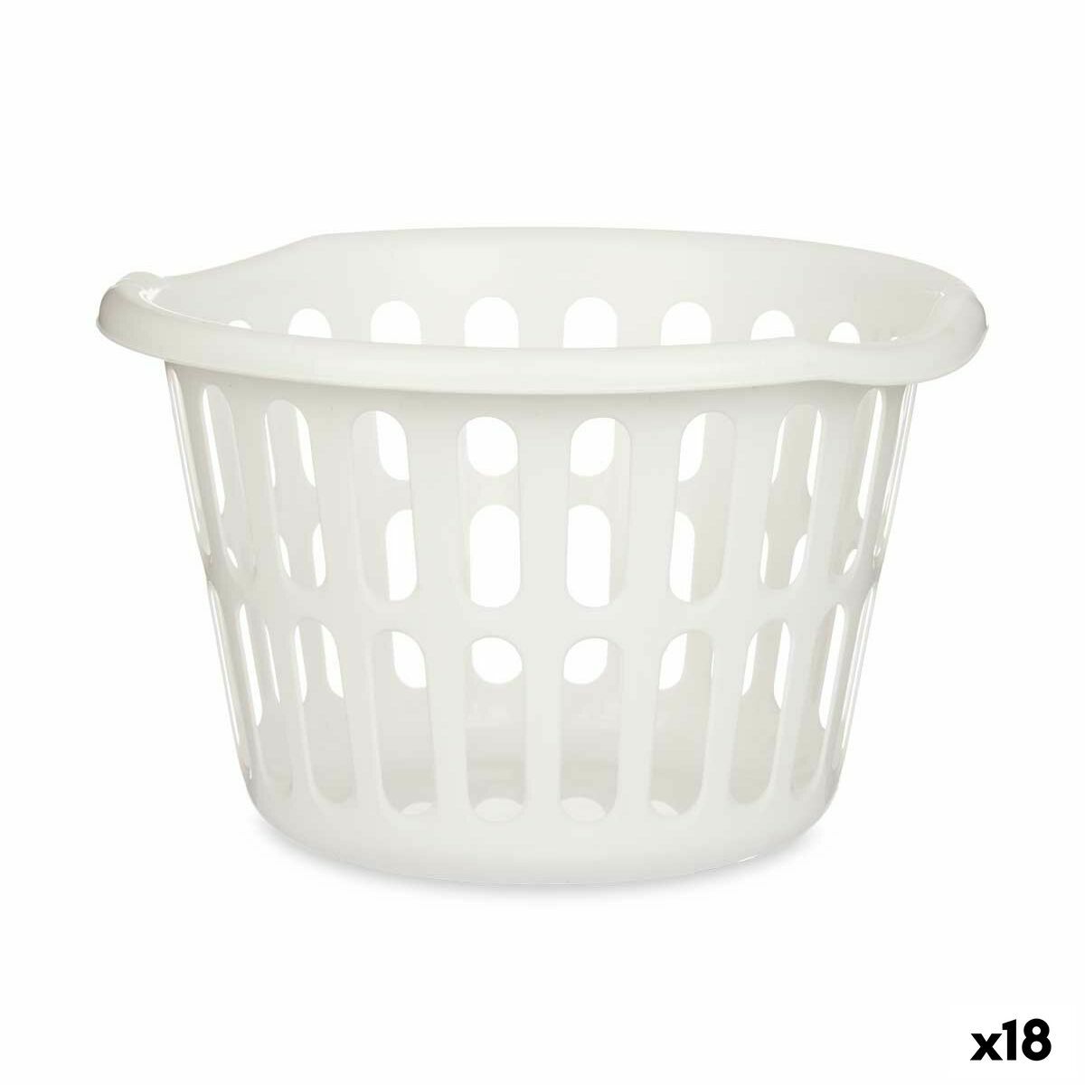 Korg Kipit 8066-W Vit polypropen 27 L 40 x 25 x 40 cm (18 antal)