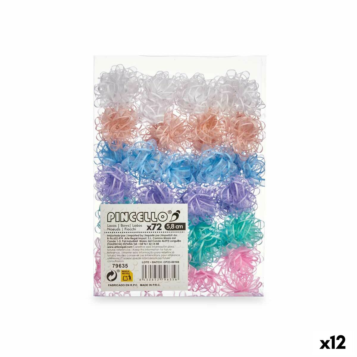 Roterande Pincello 11 PVC 5,8 cm Multicolour (12 antal)