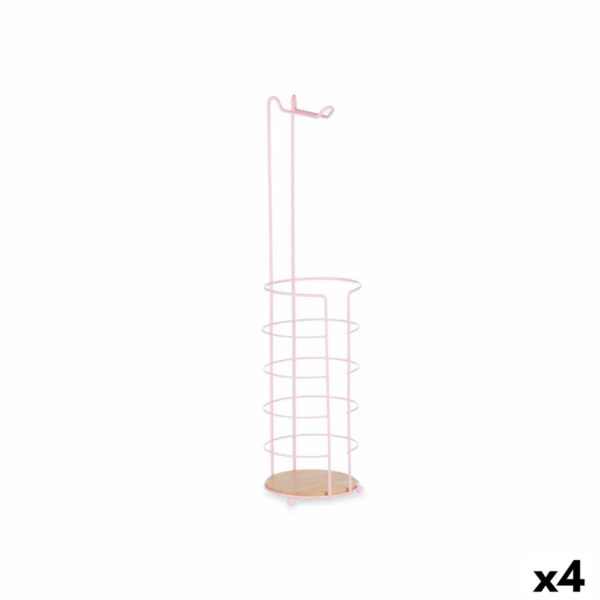 Toalettrullehållare Berilo W7276PB - 389 Rosa 16,5 x 63,5 x 16,5 cm (4 antal)