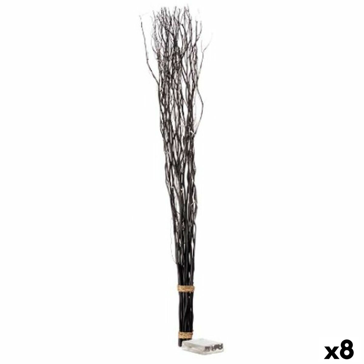 Buketter LED Ljus Svart 7,5 x 120 x 7,5 cm (8 antal)