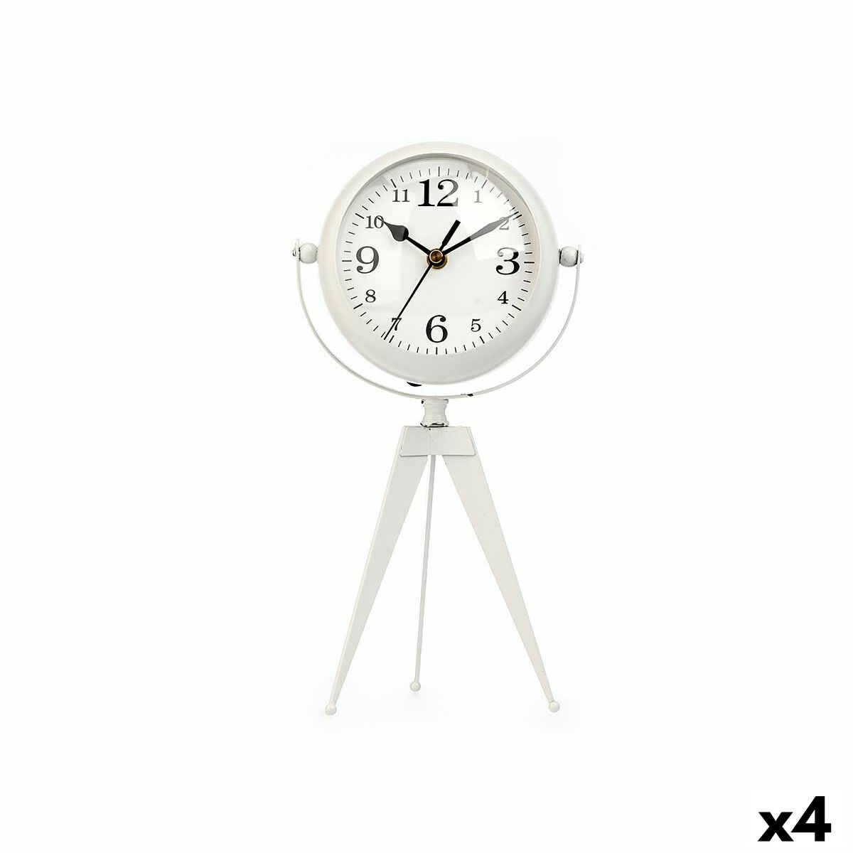 Asztali óra Tripod Vit Metall 14 x 30 x 11 cm (4 antal)