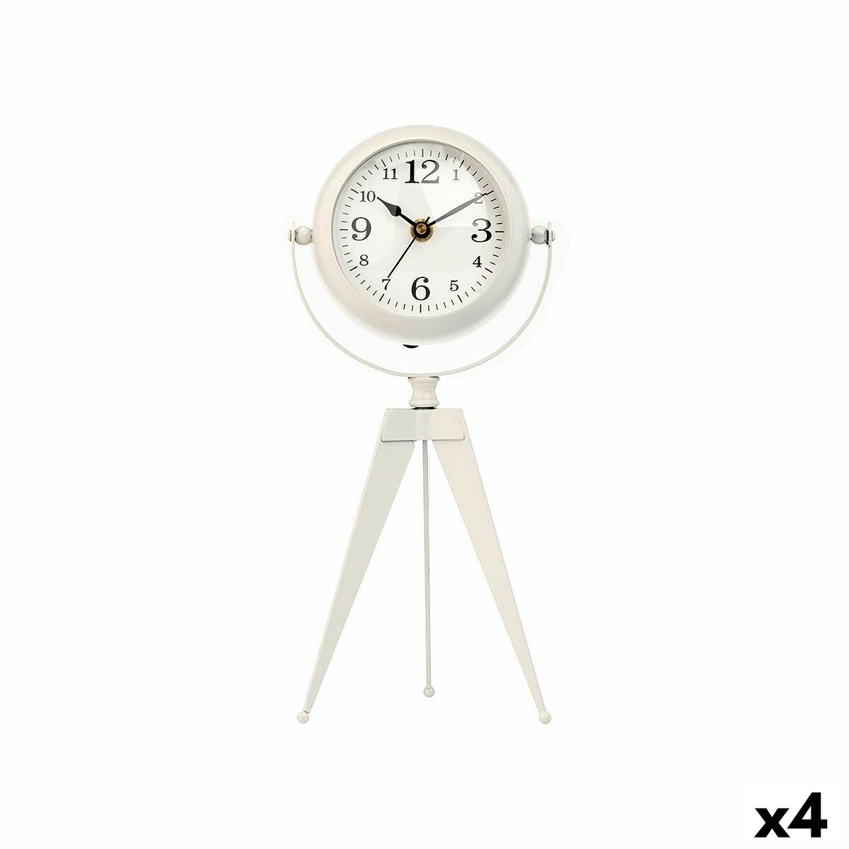 Asztali óra Tripod Vit Metall 12 x 30 x 12 cm (4 antal)