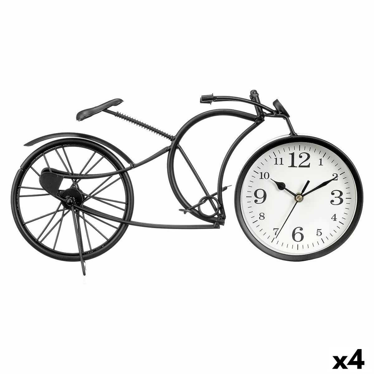 Asztali óra Cykel Svart Metall 40 x 19,5 x 7 cm (4 antal)