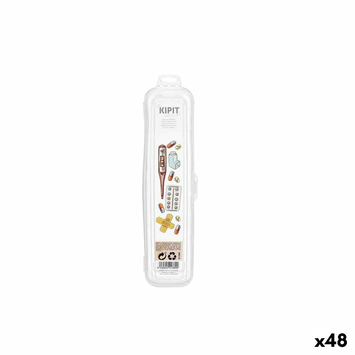 Fall Kipit 4 Transparent Resa Första hjälpen-kit (48 antal)
