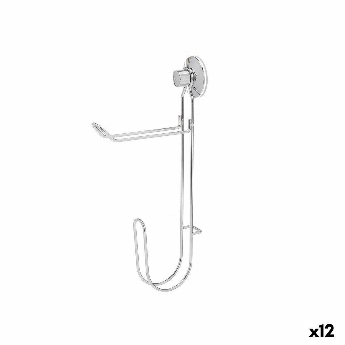 Toalettrullehållare Berilo CN-W7741-15 Stål ABS 3 x 32 x 15 cm Double (12 antal)