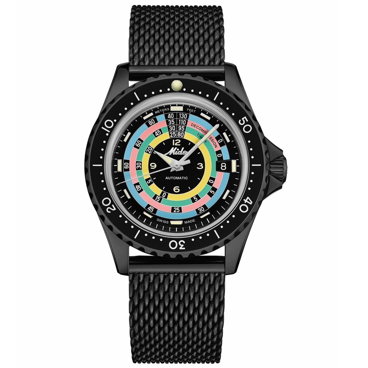Herrklocka Mido OCEAN STAR DECOMPRESSION Svart