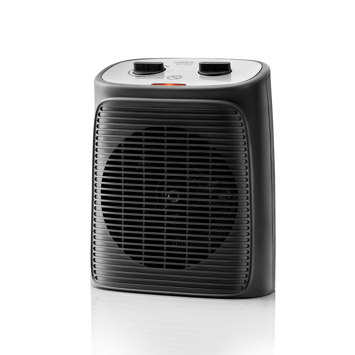 Bärbar värmefläkt Haeger FH-200.016A 2000 W Svart Vit