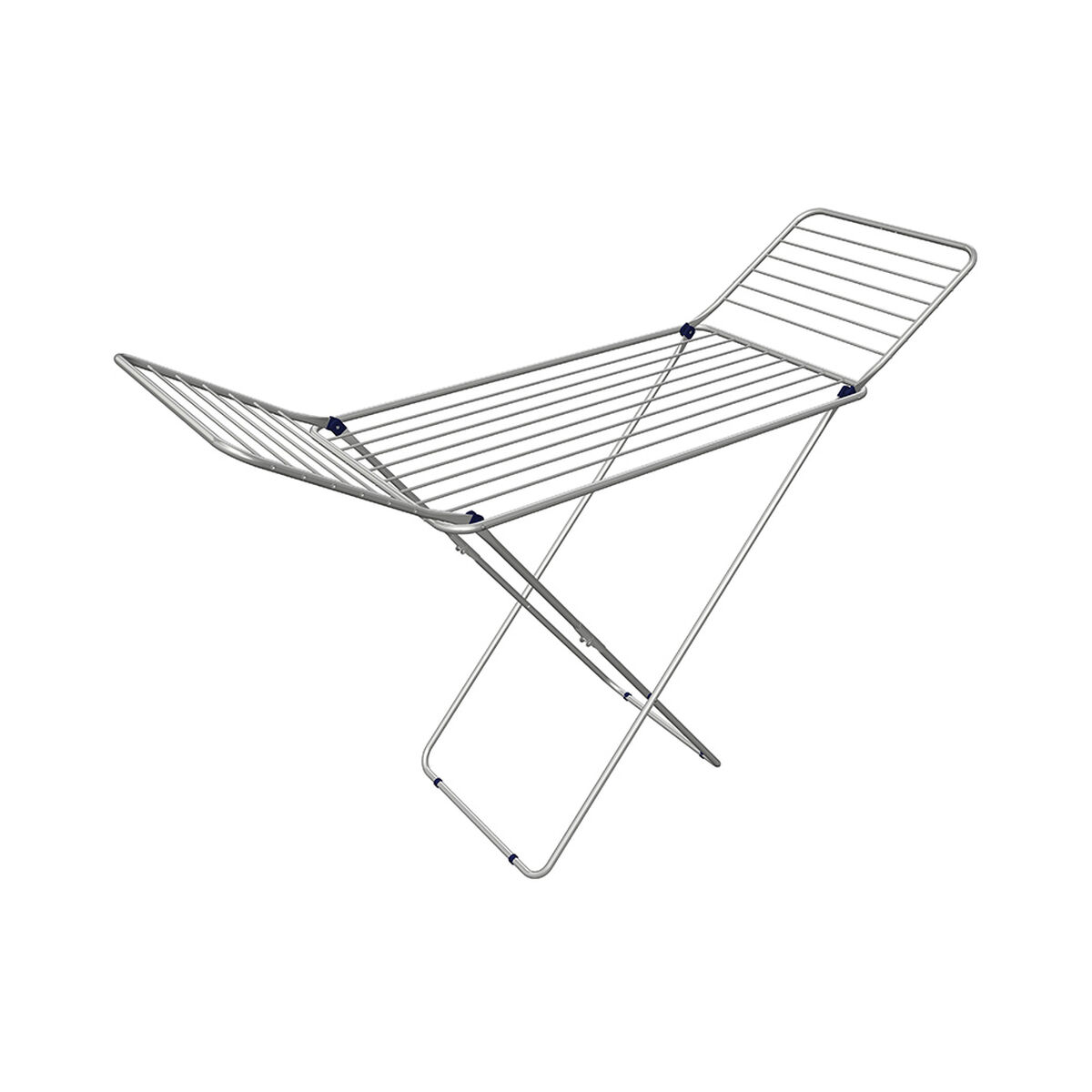 Klädhängare hopfällbar Gimi Alucom X Legs Silvrig Stål Aluminium (20 m)