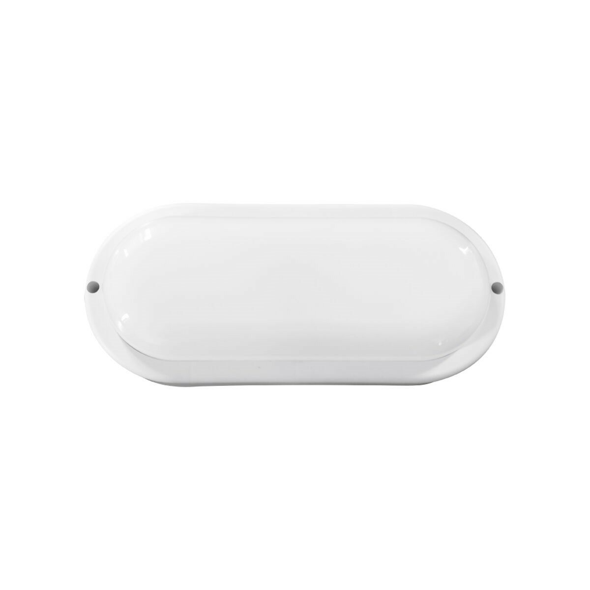 Vägglampa med LED EDM 32404 Vit Aluminium Plast F 18 W 120 W 1820 Lm E27 Oval (4000 K)