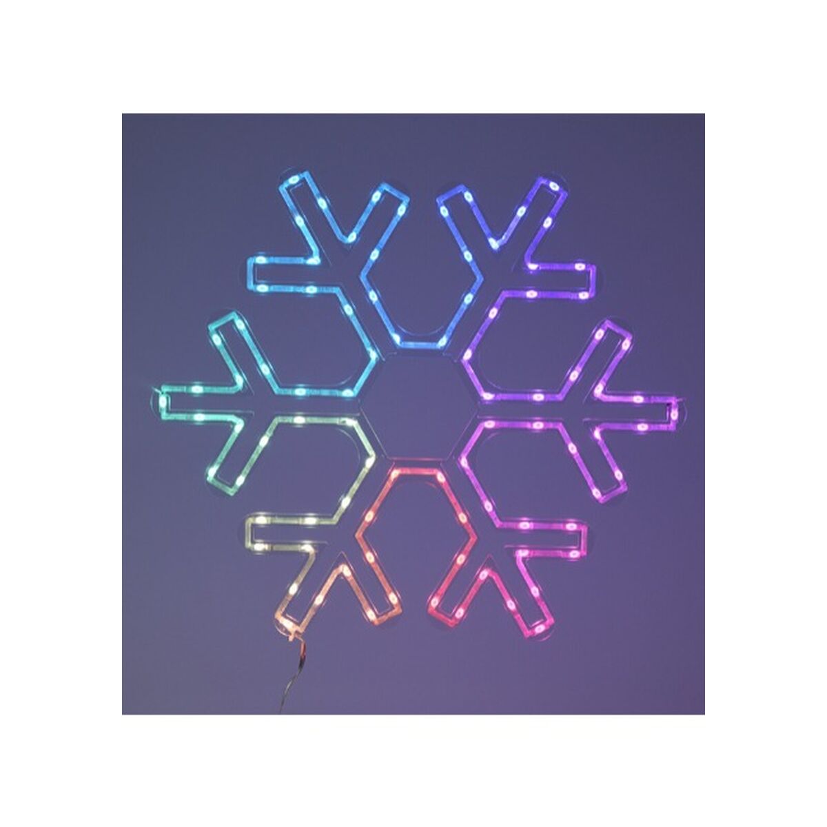 Julgranskula Lifetime RGB Snöflingor 50 x 43 cm LED RGB