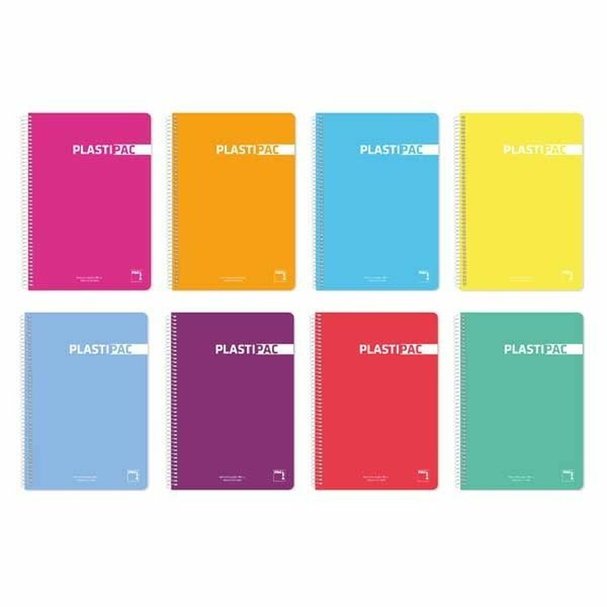 Anteckningsbok Pacsa Multicolour Din A4 80 Blad 21,5 x 31,5 cm 5 Delar