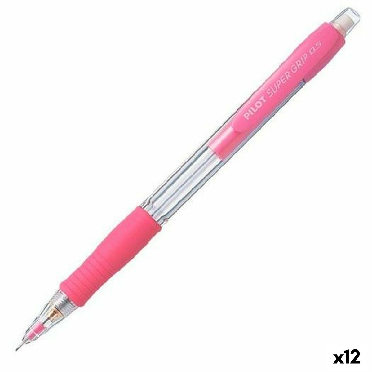 Pennset Pilot Super Grip Rosa 0,5 mm (12 antal)