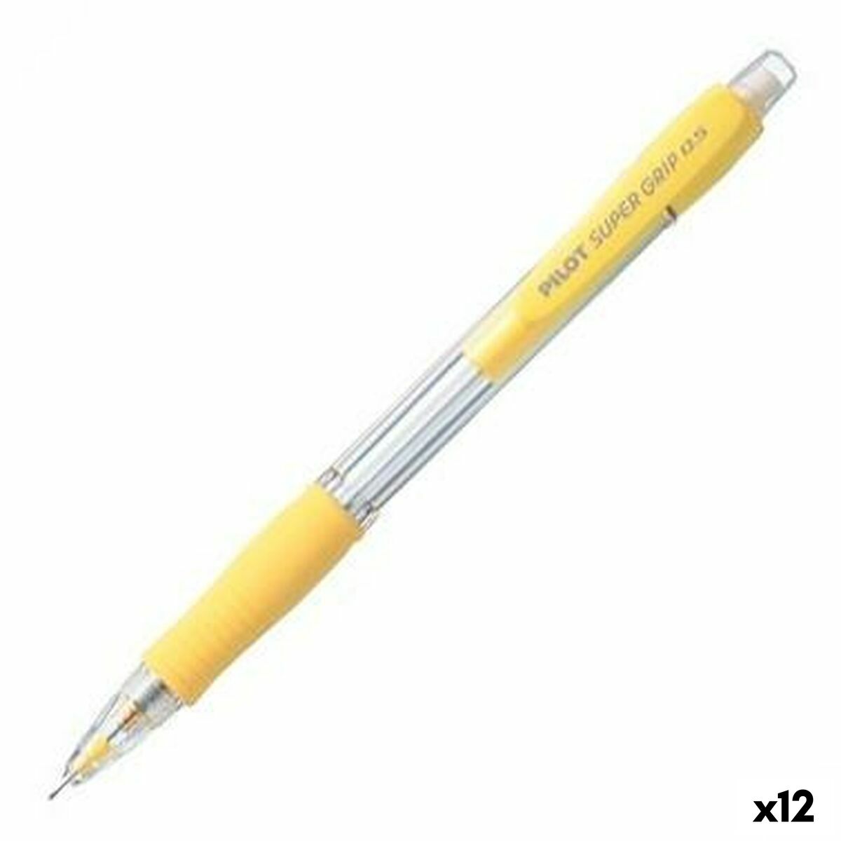 Pennset Pilot Super Grip Gul 0,5 mm (12 antal)