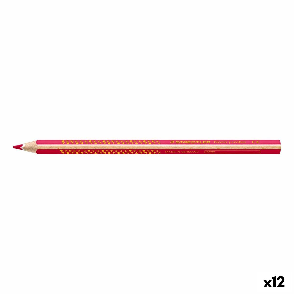 Färgpennor Staedtler Jumbo Noris Rosa (12 antal)