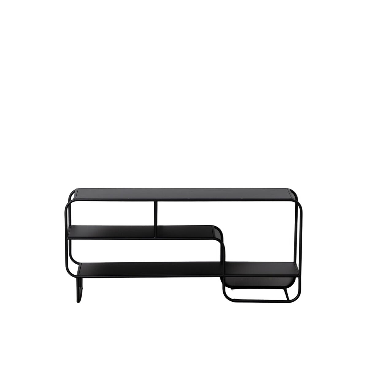 Bokhylla Svart Järn 110 x 30 x 50 cm
