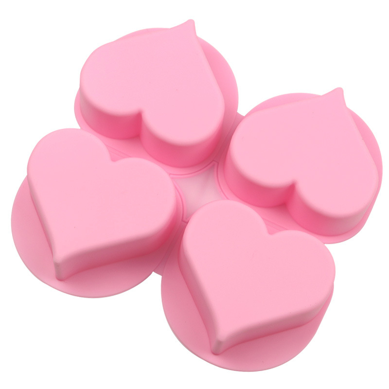 Hjärta 4 pack stora