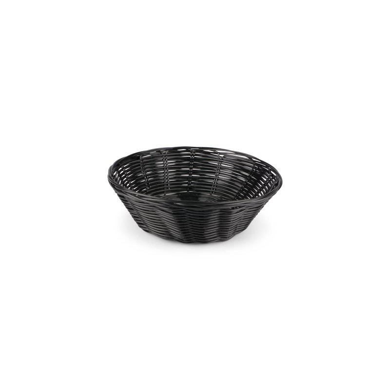 Brödkorg Korg Svart plast flätad 19 cm