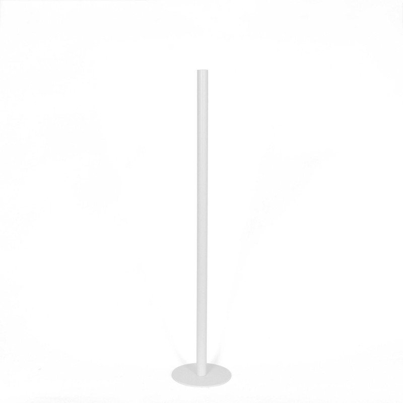 Ljusstake Golv Smide Vit 75 cm