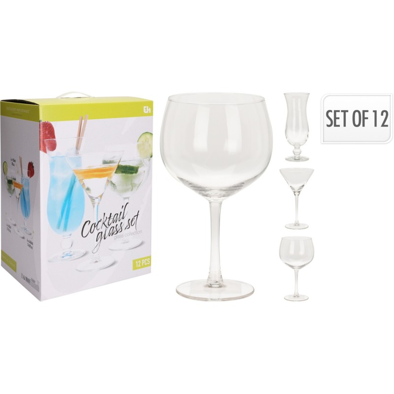 Cocktailglas 12-set
