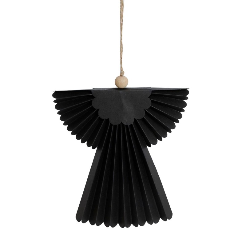 Ängel Häng Papp Svart 20 cm 2-pack